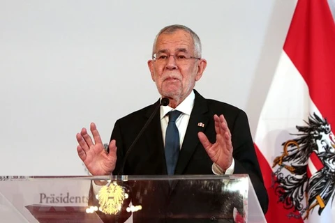 Tổng thống Áo Alexander Van der Bellen. (Ảnh: AFP/TTXVN)