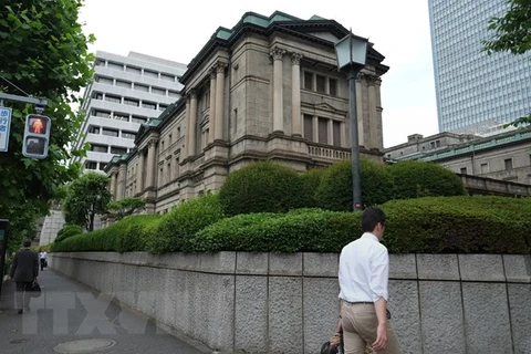 Trụ sở Ngân hàng Trung ương Nhật Bản (BOJ) tại thủ đô Tokyo. (Ảnh: AFP/TTXVN)