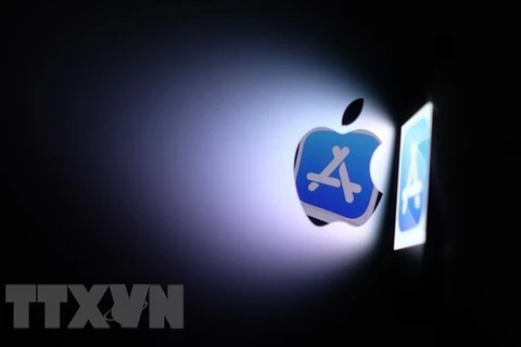 Biểu tượng App Store của Apple. (Nguồn: AFP/TTXVN)