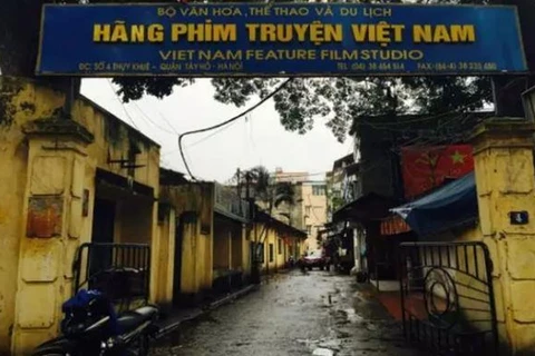 Khung cảnh trụ sở Hãng Phim truyện Việt Nam. (Ảnh: PV/Vietnam+)