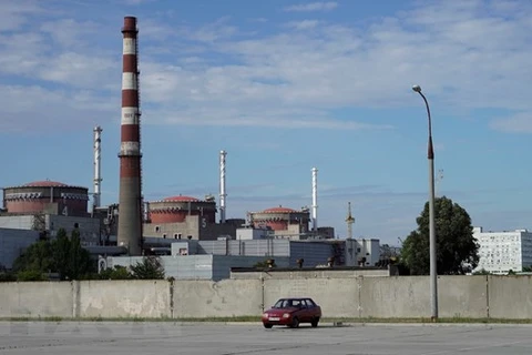 Nhà máy điện hạt nhân Zaporizhzhia. (Ảnh: AFP/TTXVN) 