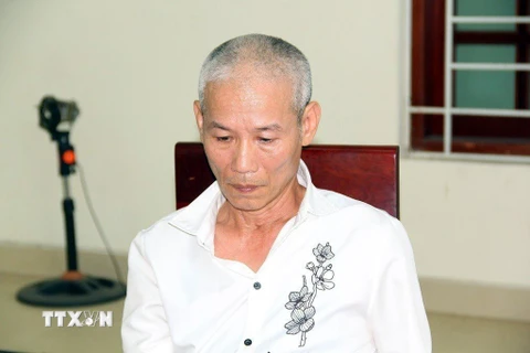 Đối tượng cầm đầu Thái Thanh Minh bị bắt giữ. (Ảnh: TTXVN phát)