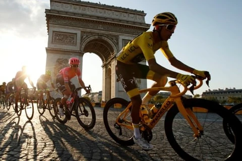Giải đua xe đạp Tour de France được coi là biểu tượng của nền thể thao Pháp.(Nguồn: Reuters) 
