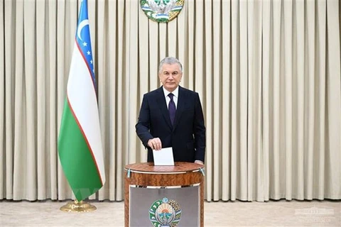 Tổng thống Uzbekistan Shavkat Mirziyoyev. (Nguồn: AFP/TTXVN)