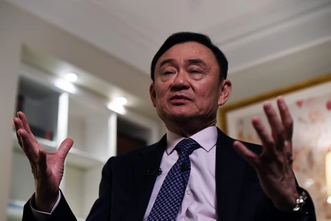 Cựu Thủ tướng Thái Lan Thaksin Shinawatra. (Nguồn: AFP/TTXVN)