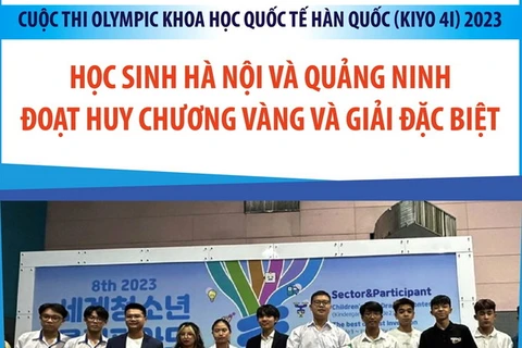 Học sinh Việt Nam thể hiện xuất sắc tại Olympic Khoa học Hàn Quốc