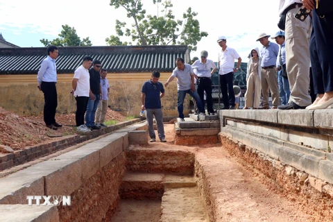 TT-Huế: Công bố kết quả khai quật khảo cổ học nền Điện Cần Chánh
