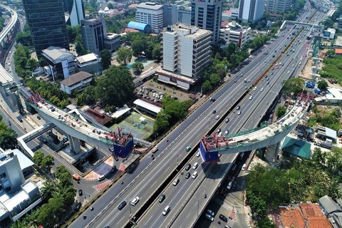 Một góc của thủ đô Jakarta nhìn từ trên cao. (Nguồn: thejakartapost) 