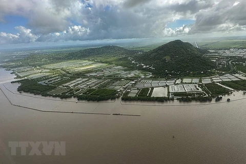 Vùng Đồng bằng sông Cửu Long. (Ảnh: Dương Giang/TTXVN) 