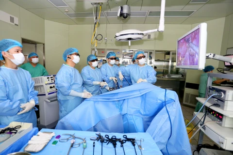 Bệnh viện Trung ương Huế đạt giải Nhất khu vực Đông Nam Á về phẫu thuật đại trực tràng nội soi. (Nguồn: Bệnh viện Trung ương Huế)