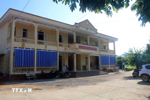 Trường mầm non Thượng Ninh, huyện Như Xuân (tỉnh Thanh Hóa) đang gặp khó trong xây dựng trường chuẩn quốc gia do cơ sở vật chất đang đầu tư xây dựng. (Ảnh: Nguyễn Nam/TTXVN) 