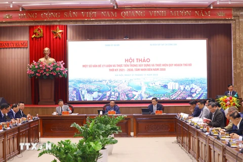 Quang cảnh hội thảo. (Ảnh: Văn Điệp/ TTXVN)