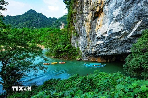 Động Phong Nha, Quảng Bình. (Ảnh: TTXVN phát)