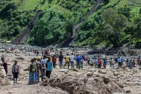 CHDC Congo: Lở đất ở miền Đông, ít nhất 20 người thiệt mạng