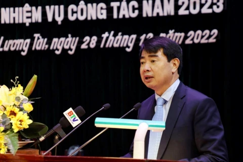 Ông Lê Tuấn Hồng - Bí thư Huyện ủy Lương Tài bị kỷ luật Cảnh cáo. 