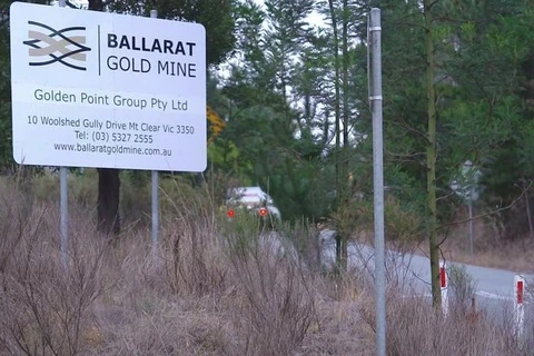 Mỏ vàng Ballarat ở Mount Clear. (Nguồn: 9news)