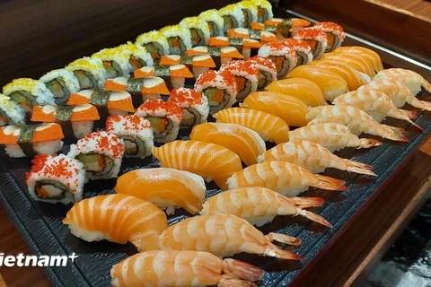 Công chúng Việt Nam sẽ được tìm hiểu về lịch sử ngàn năm của Sushi thông qua triển lãm. (Ảnh: Minh Thu/Vietnam+)