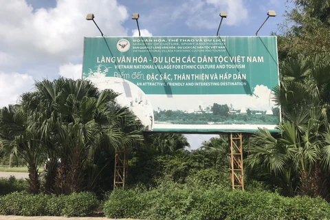 Làng Văn hóa các Dân tộc Việt Nam. (Nguồn: Vietnam+)