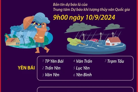 Cảnh báo nguy cơ ngập lụt ở các vùng trũng, thấp tại 8 tỉnh, thành phố