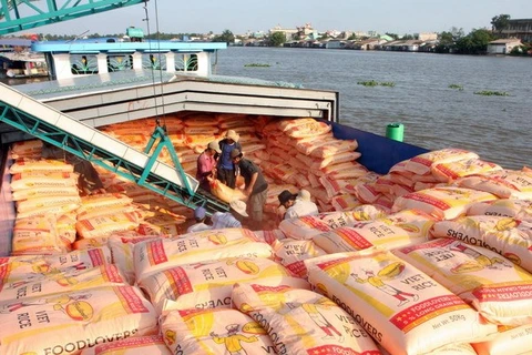 Việt Nam xuất khẩu gạo. (Nguồn: TTXVN)