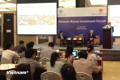 Diễn đàn Đầu tư Việt Nam-Hàn Quốc (Ảnh: PV/Vietnam+) 