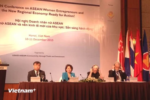 Hội nghị Doanh nhân nữ Asean, ngày 10/12. (Ảnh: PV/Vietnam​+)