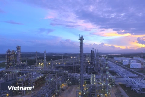 Nhà máy Lọc dầu Dung Quất. (Ảnh: BSR/Vietnam+)