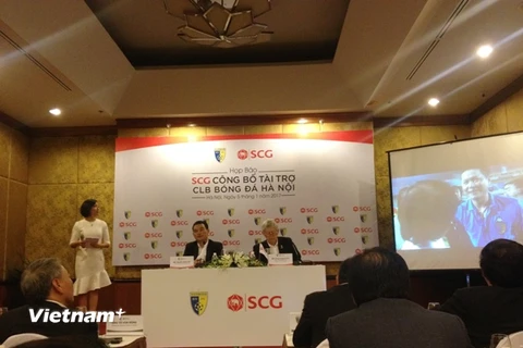 Tập đoàn SCG - Thái Lan đã công bố gói tài trợ cho Câu lạc bộ bóng đá Hà Nội