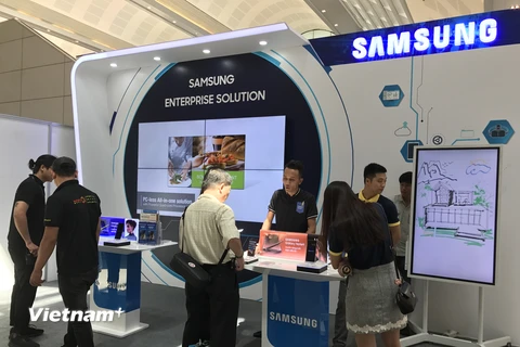 Nhiều tập đoàn lớn của nước ngoài như Samsung đã có mặt và mở rộng đầu tư tại Việt Nam. (Ảnh: Đức Duy/Vietnam+)