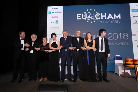 Sự kiện “Gala Dinner – Kỷ niệm 20 năm thành lập” của EuroCham. (Ảnh: BTC)