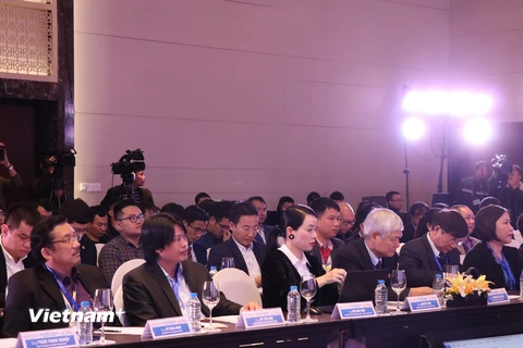 Hội thảo 'CPTPP với doanh nghiệp Việt: Lợi ích hay thách thức'.. (Ảnh: Hạnh Nguyễn/Vietnam+)