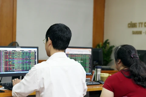 Tháng 6, thị trường chứng khoán phái sinh có 1 mã sản phẩm VN30F1906 đáo hạn vào ngày 20/6, theo đó HNX đã niêm yết bổ sung sản phẩm VN30F1912, ngày 21/6. (Ảnh: PV/Vietnam+)