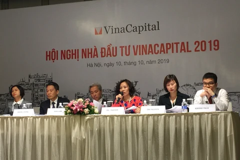 Hội nghị Nhà đầu tư VinaCapital 2019, ngày 10/10, tại Hà Nội. (Ảnh: PV/Vietnam+)