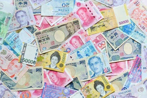 Các đồng tiền châu Á. (Nguồn: 123rf.com)