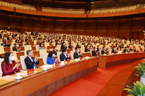 Hội nghị Đối ngoại toàn quốc triển khai thực hiện Nghị quyết Đại hội đại biểu toàn quốc lần thứ XIII của Đảng, ngày 14/12. (Ảnh: TTXVN)