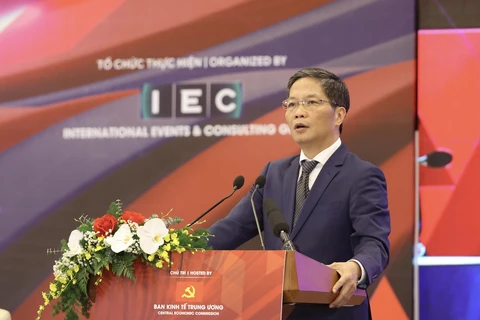 Ủy viên Bộ Chính trị, Trưởng Ban Kinh tế Trung ương Trần Tuấn Anh. (Ảnh: Vietnam+)