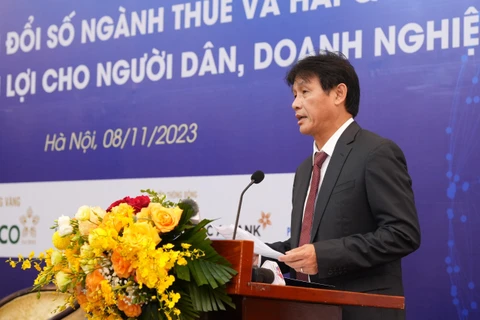 Phó Tổng cục trưởng Tổng cục Thuế Đặng Ngọc Minh. (Ảnh: PV/Vietnam+)