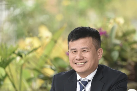 Tiến sỹ Phạm Hồng Điệp, Chủ tịch Hội đồng quản trị, Tổng Giám đốc Công ty cổ phần Shinec, chủ đầu tư Khu công nghiệp Nam Cầu Kiền. (Ảnh: Vietnam+)