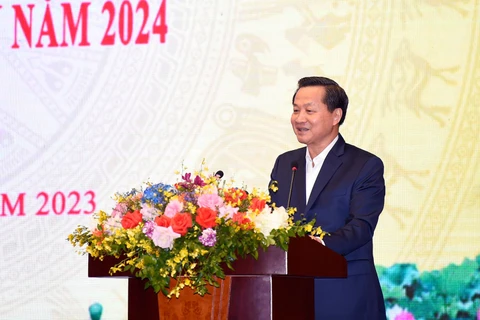 Phó Thủ tướng Chính phủ Lê Minh Khái. (Ảnh: Vietnam+)