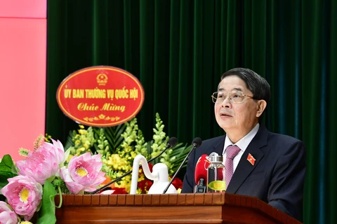 Ủy viên Ban chấp hành Trung ương Đảng, Phó Chủ tịch Quốc hội Nguyễn Đức Hải. (Ảnh: KTNN)