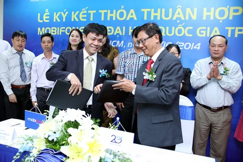 MobiFone hợp tác toàn diện với Đại học Quốc gia Tp. Hồ Chí Minh