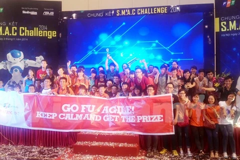 Hình ảnh của trận chung kết S.M.A.C Challenge 2014. (Nguồn: Vietnam+)