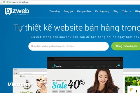 Tất cả khách hàng của Bizweb đều được nâng cấp hệ thống miễn phí. (Ảnh giao diện bizweb.vn)