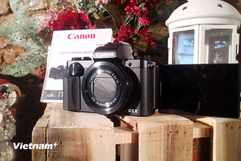 Hai mẫu máy ảnh dòng G mới nhất của Canon được kỳ vọng sẽ làm nóng thị trường máy ảnh kỹ thuật số cuối năm. (Ảnh: T.H/Vietnam+)
