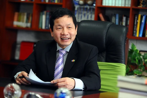 Chủ tịch FPT Trương Gia Bình đặt niềm tin vào tiềm năng phát triển của nông nghiệp công nghệ cao ở Việt Nam. (Ảnh: FPT)