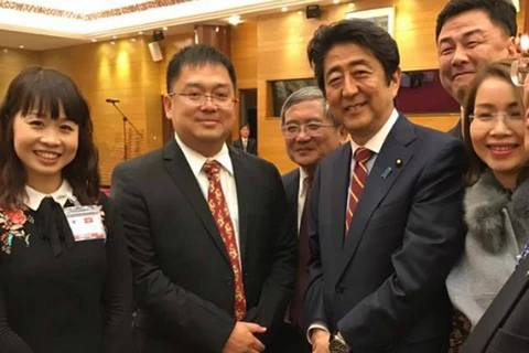 Buổi diện kiến Thủ tướng Nhật Bản vào chiều tối ngày 16/1 đã giúp FPT có thêm nhiều cơ hội tiếp cận với gần 30 doanh nghiệp hàng đầu Nhật Bản. (Ảnh: Việt Vương)