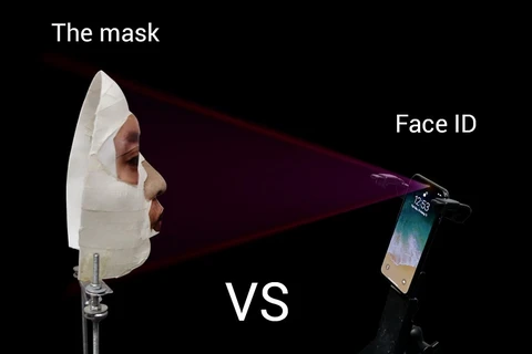 Chiếc mặt nạ của Bkav có thể "đánh lừa" AI trong Face ID của Apple.