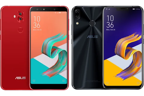 Cận cảnh smartphone ZenFone 5 lite (phải) và ZenFone 5. (Nguồn: Asus)