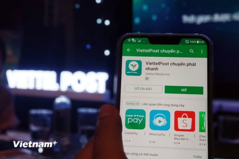 ViettelPost là ứng dụng đầu tiên và duy nhất của Viettel Post hỗ trợ người nhận dễ dàng tra cứu hành trình đơn hàng đã đặt. (Ảnh: Vietnam+)