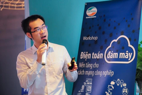 Ông Nguyễn Tiến Dũng cho biết Viettel sẽ cung cấp dịch vụ Cloud tại thị trường quốc tế bắt đầu vào cuối năm 2018. (Ảnh: Viettel)